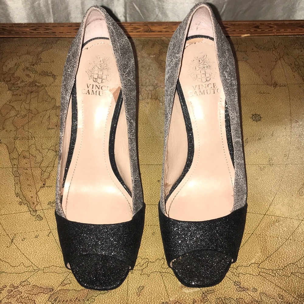 VINCE CAMUTO Timmons sparkle platform heel sz 8 - Picture 5 of 14